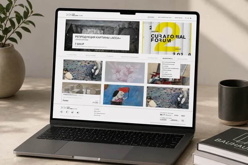 didigallery website preview